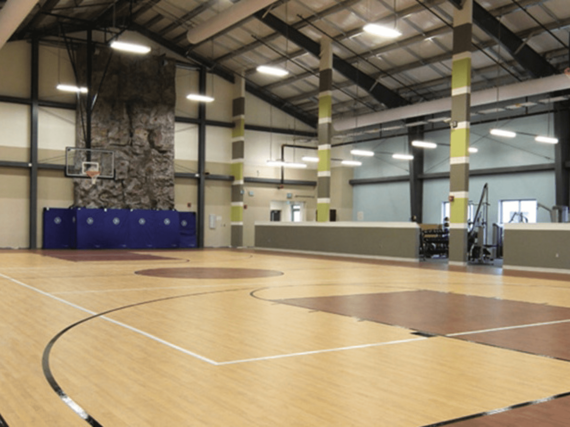 a basketball court